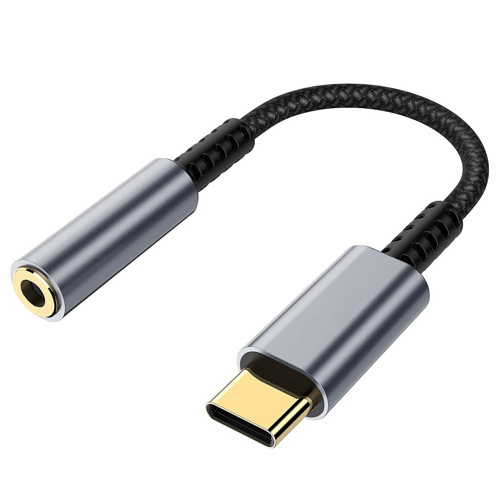 ZORBES USB Type C to 3.5 mm Audio Jack Adapter, Nylon Braided USB Sound Card USB C to 3.5mm Audio Cable, Universal HiFi Audio Cable for i-Phone Sum Galaxy S23 S23+ S23 Ultra, S22 S21 S20 Plus/Ultra, iPad Pro ZORBES USB Type C to 3.5 mm Audio Jack Adapter, Nylon Braided USB Sound Card USB C to 3.5mm Audio Cable, Universal HiFi Audio Cable for i-Phone Sum Galaxy S23 S23+ S23 Ultra, S22 S21 S20 Plus/Ultra, iPad Pro